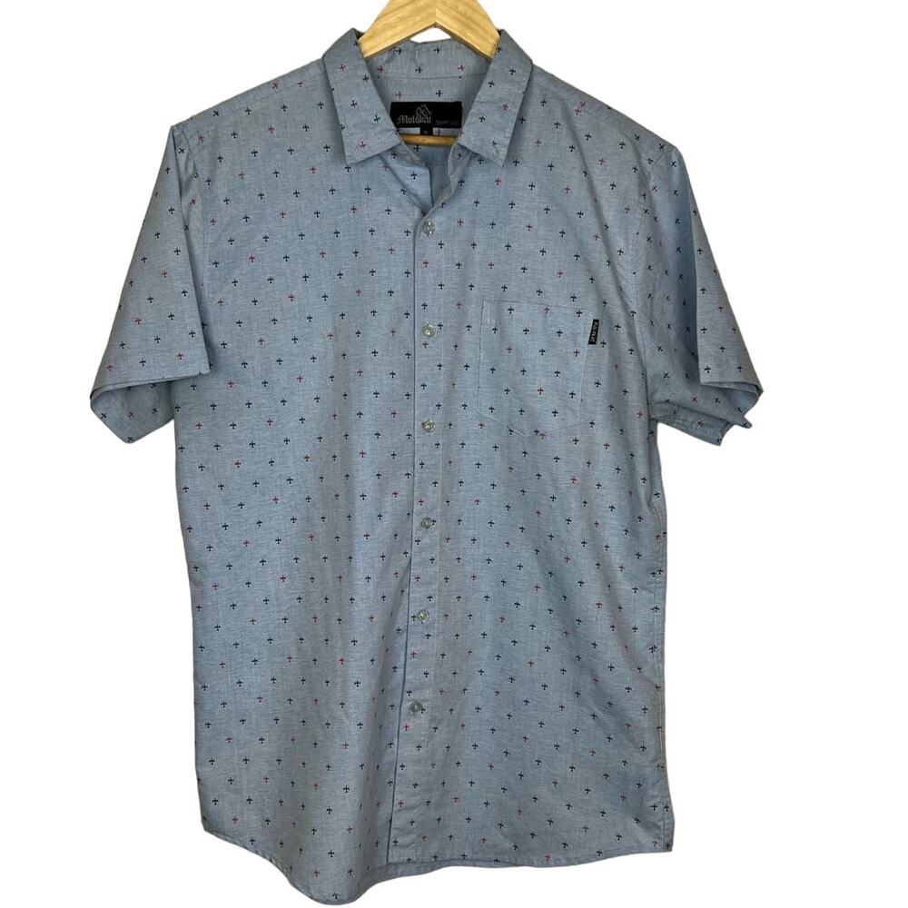 Molokai Surf Molokai Button Up Slim Fit Hawaiian … - image 3